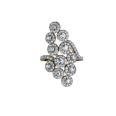 Angelic Diamond Cocktail Ring
